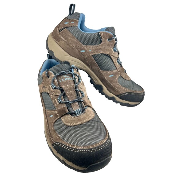 L.L Bean Hiking Trail Shoes Mens 12 Brown Blue Tek 2.5 Waterproof 299637 Outdoor main image 11